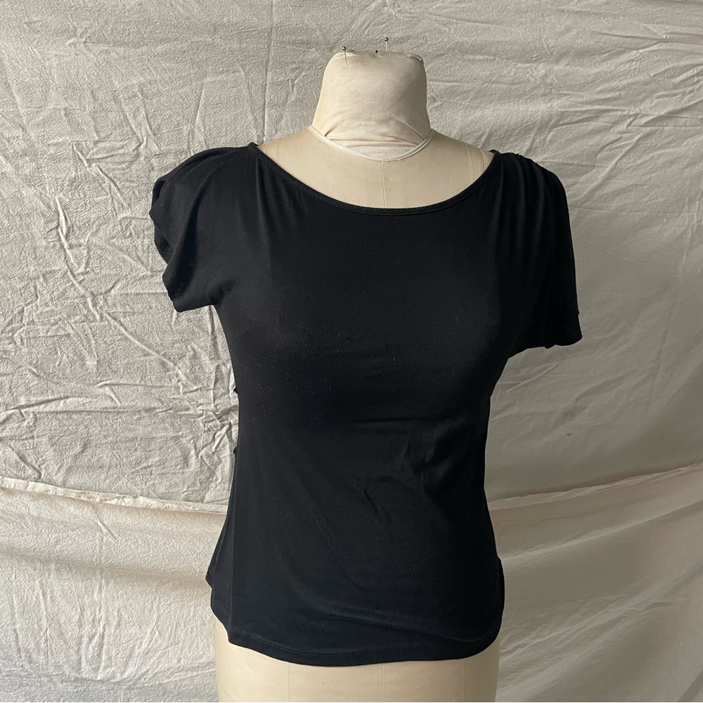Asymmetrical electroclash style t-shirt